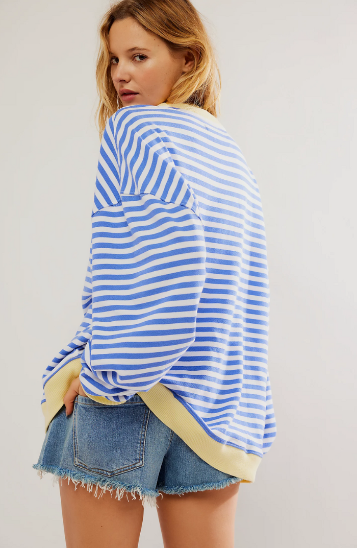 SOFIA - Gestreepte oversized trui voor dames