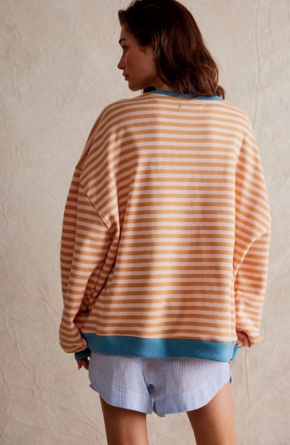 SOFIA - Gestreepte oversized trui voor dames