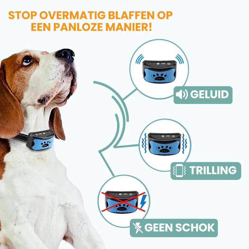 BlafStop – Geavanceerde Anti-Blaf Halsband voor Honden