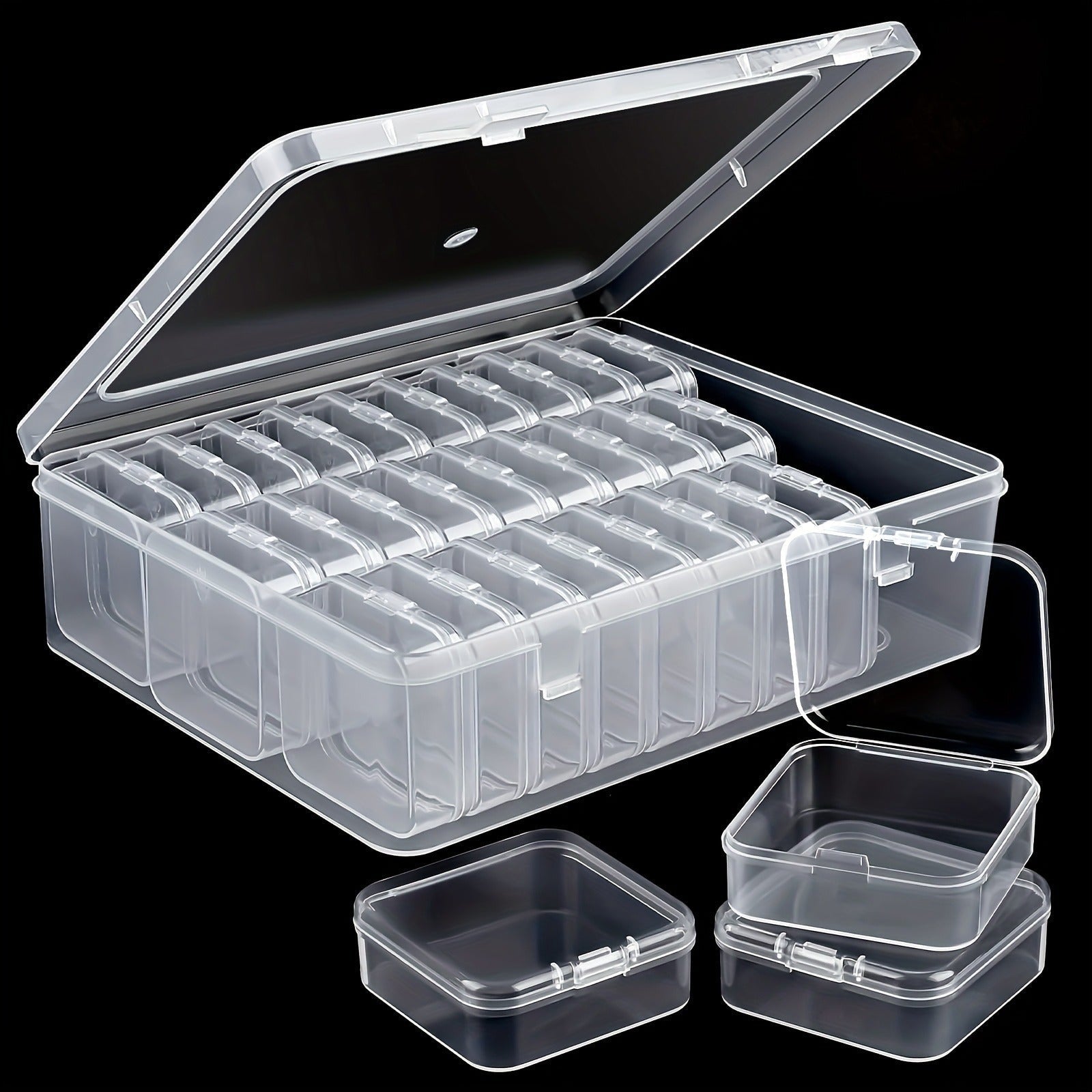 30-delige organizer set met stapelbare opbergdozen – ORGANI BEADBOX - Glamorix