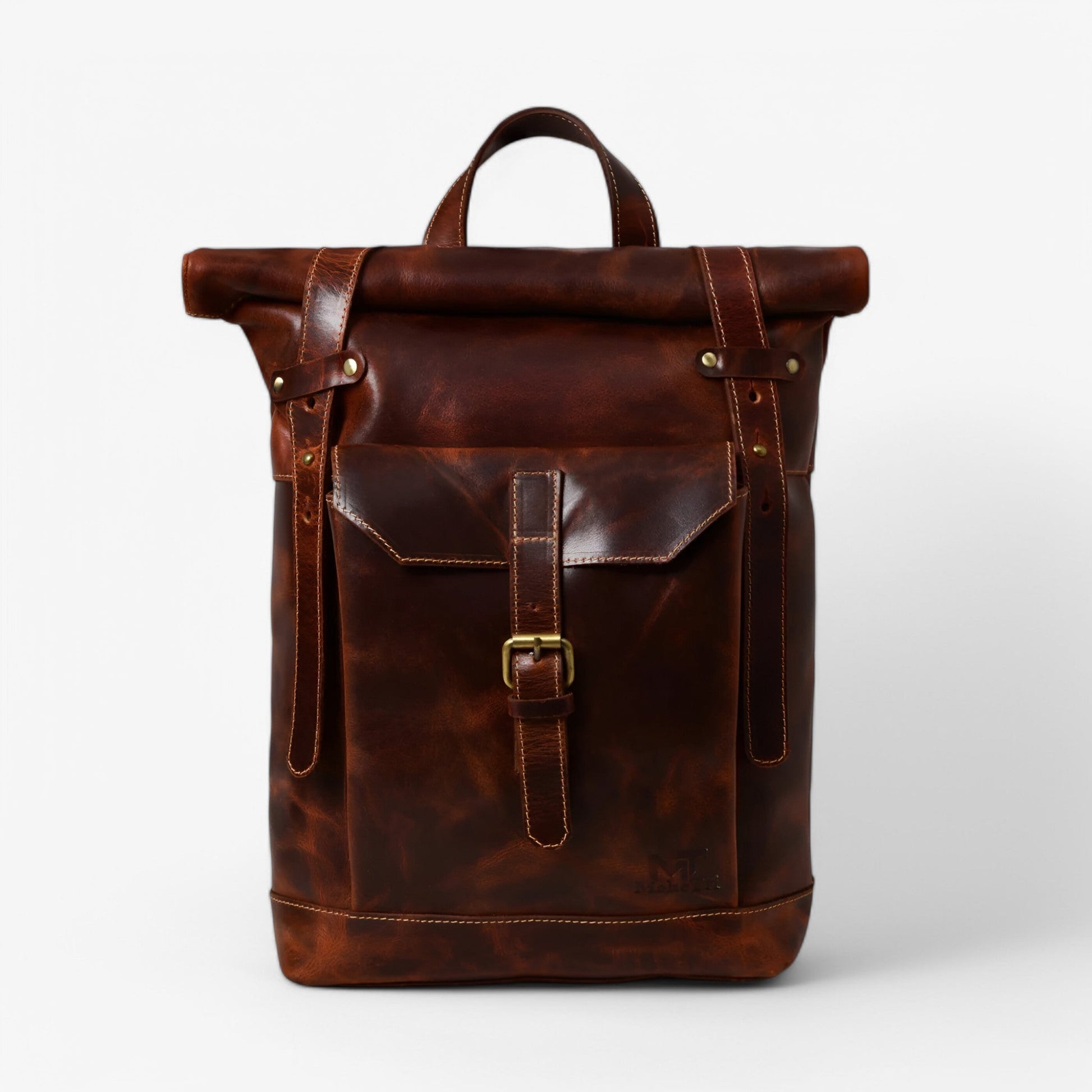 Stoere roll-top rugzak van waterafstotend canvas – TimberHawk Atlas - Glamorix