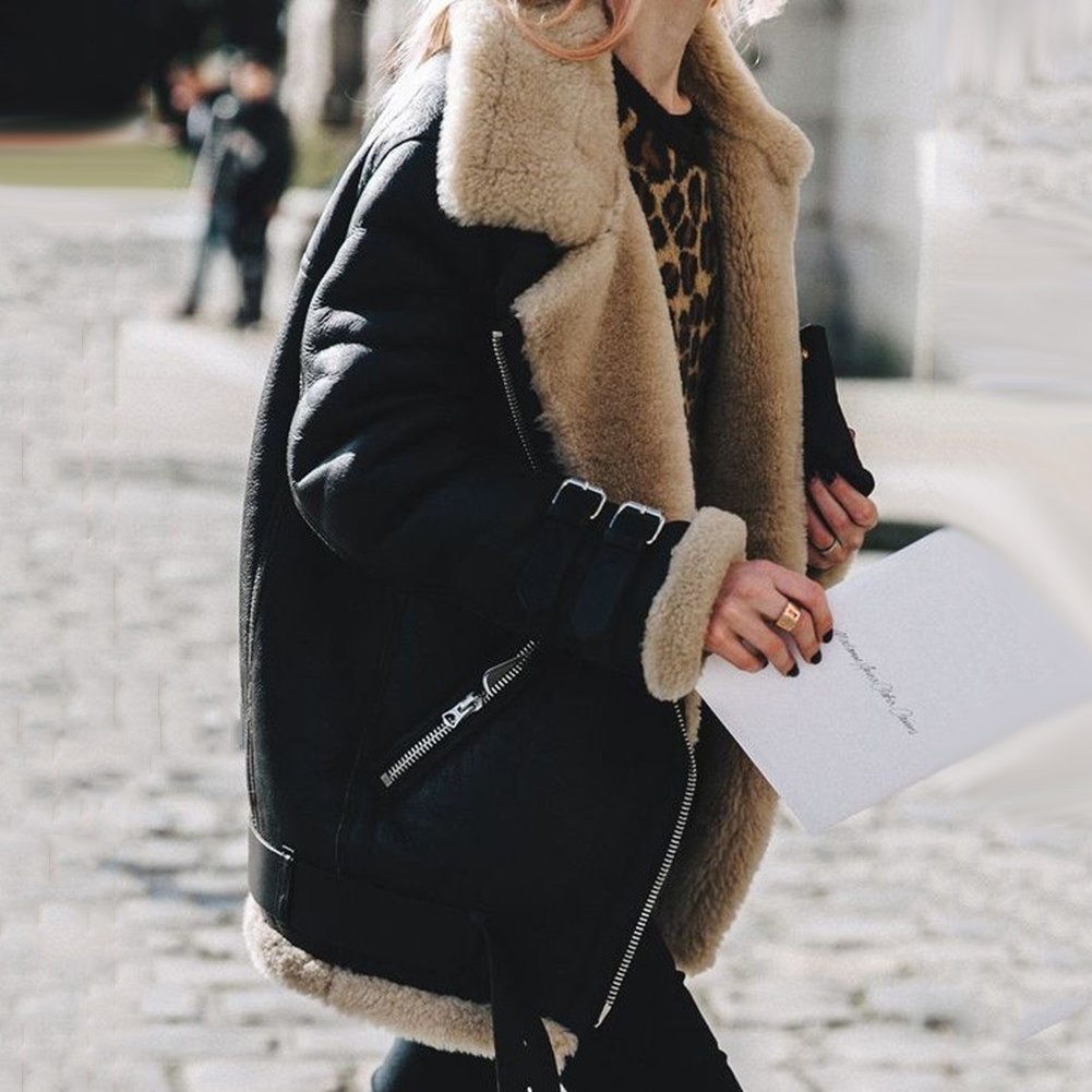 María - Chaqueta Gruesa de Invierno de Talla Grande Para Mujer - Glamorix