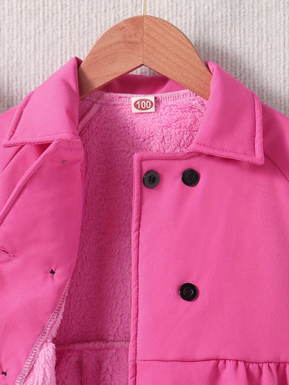 LIV - Winterjas voor kleutermeisjes met fleece voering