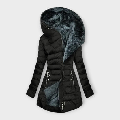 CELINE - Chique winterjas voor dames met faux bont voering