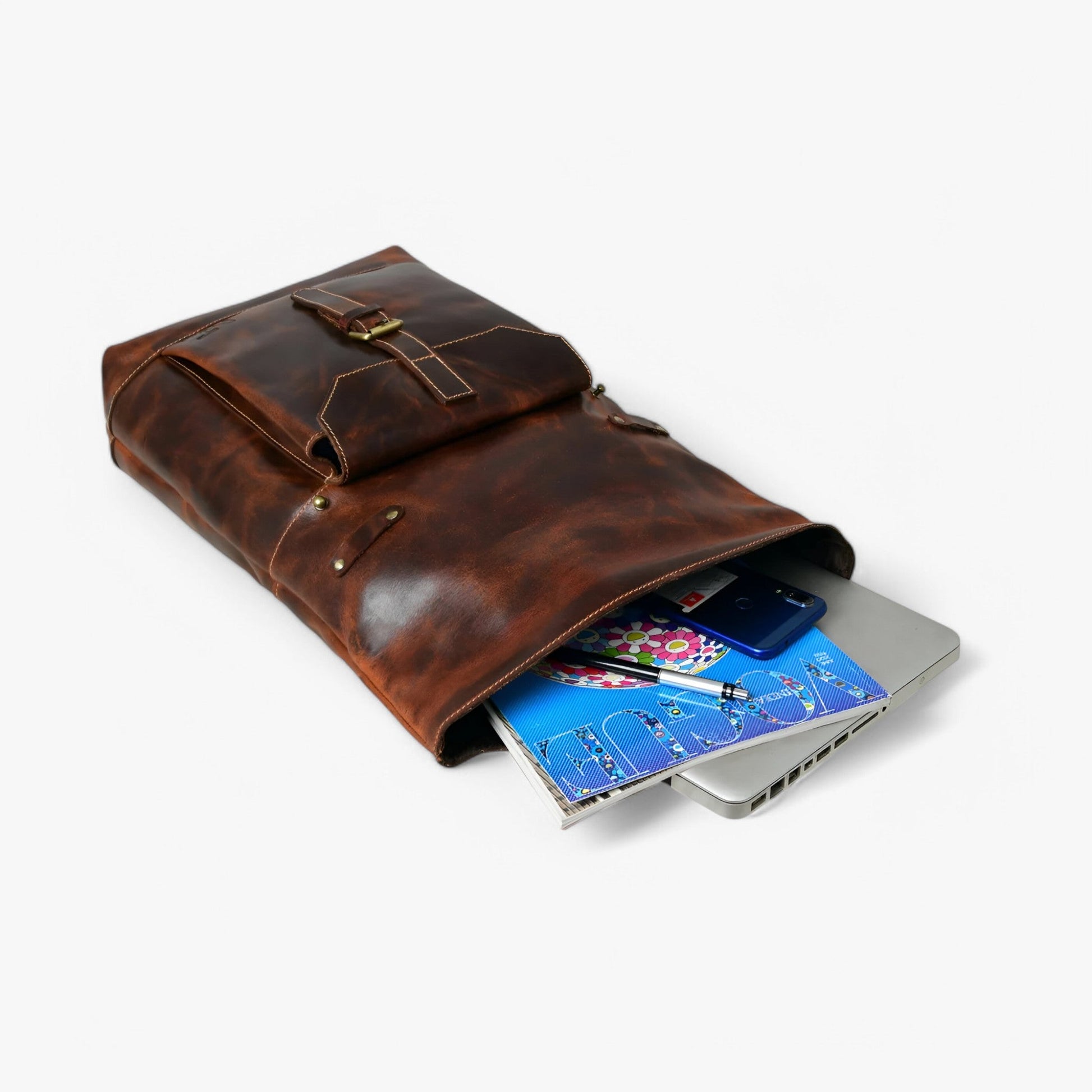 Stoere roll-top rugzak van waterafstotend canvas – TimberHawk Atlas - Glamorix