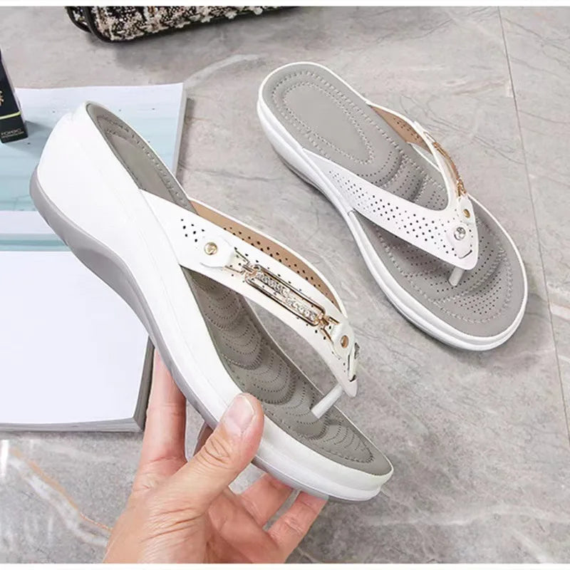 Orthopedische zomerslippers met zacht voetbed – ZENOVA - Glamorix