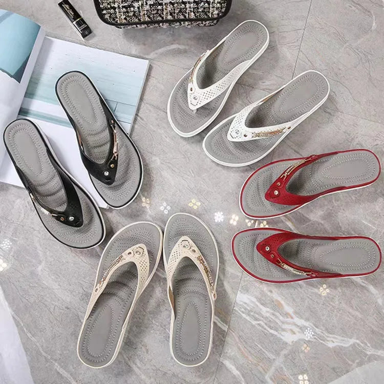 Orthopedische zomerslippers met zacht voetbed – ZENOVA - Glamorix