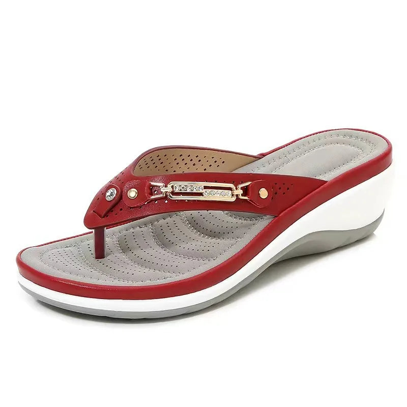 Orthopedische zomerslippers met zacht voetbed – ZENOVA - Glamorix