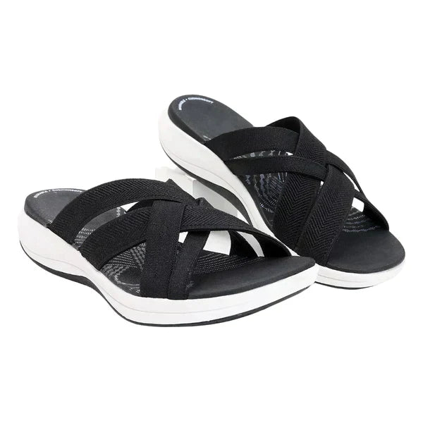 Schokabsorberende luchtige zomersandalen voor dames – Lufina AirGlide - Glamorix