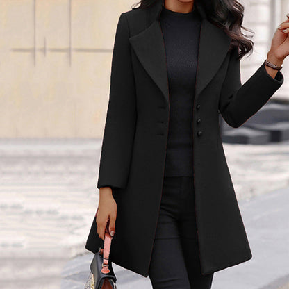Chloe - Abrigo de invierno clásico entallado para mujer - Glamorix