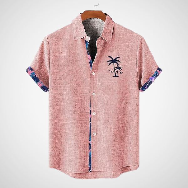 Korte mouwen herenshirt met stijlvolle geruite details – NOAH CHECK - Glamorix