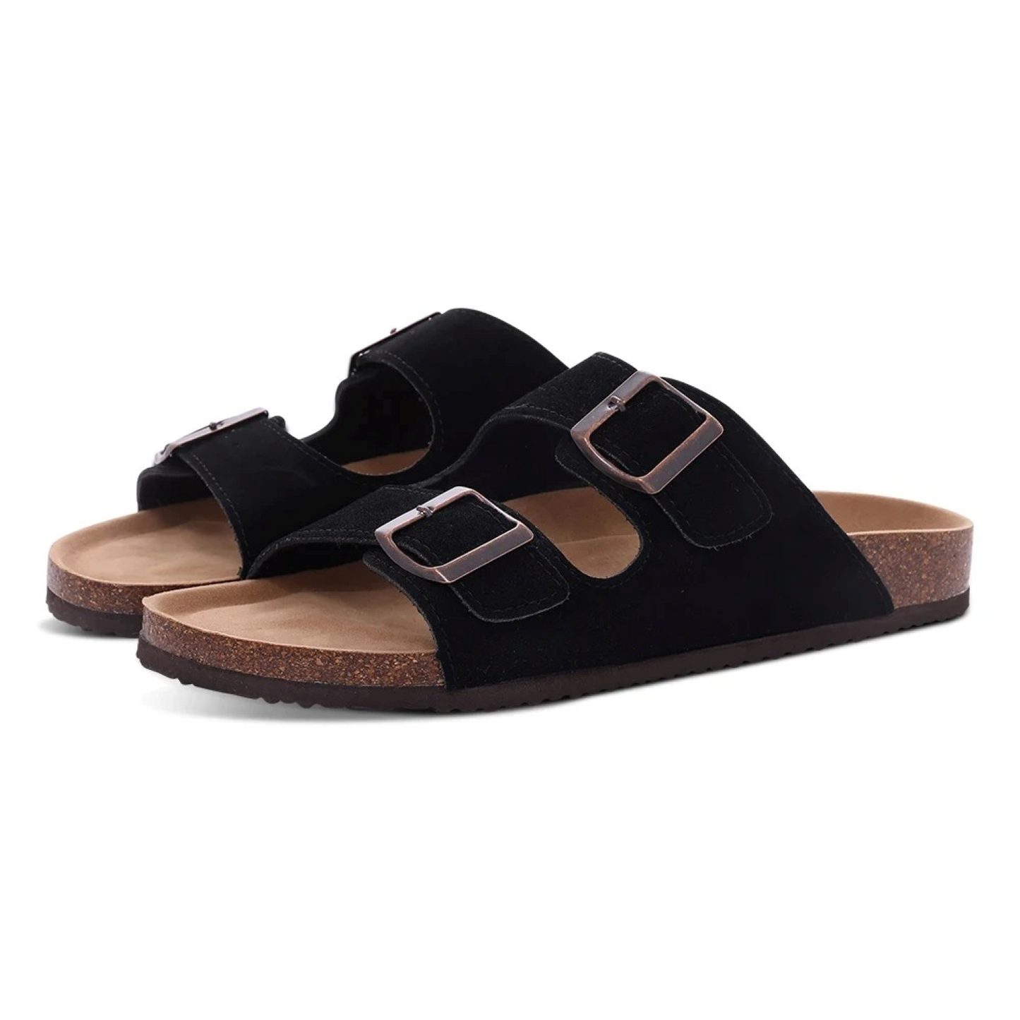 Luchtige dames sandalen met dubbele gesp en zachte zool – Solevia Breeze - Glamorix