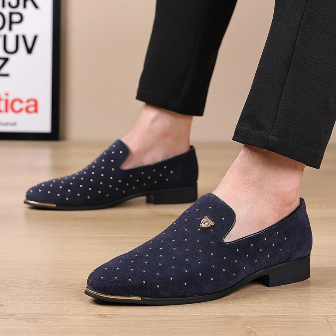 Luxe loafers met studs voor heren – MARCUS