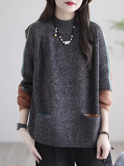 TRENDRELAX - Trendbewuste Oversized Pullover met Zakken