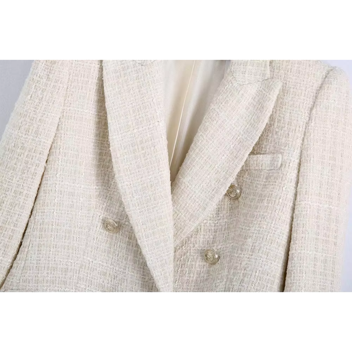 VALERIA - Chique damesblazer met dubbele rij knopen