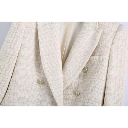 VALERIA - Chique damesblazer met dubbele rij knopen