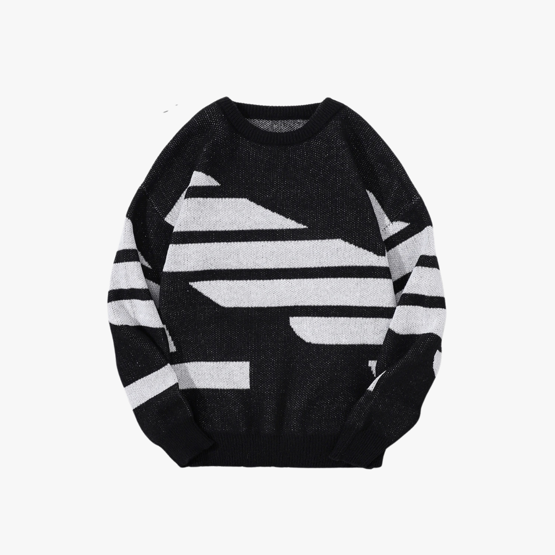 Oversized heren trui van grof breisel met moderne look – ELYON - Glamorix