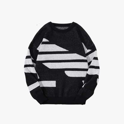 Oversized heren trui van grof breisel met moderne look – ELYON - Glamorix