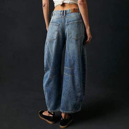 Dames jeans met rechte pijp en comfortabele pasvorm – RENZA STRAIGHT - Glamorix