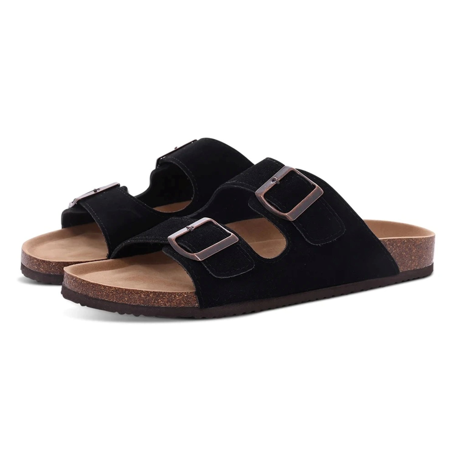 Orthopedische dames sandalen met open teen en dubbele gesp – SorellaForm - Glamorix