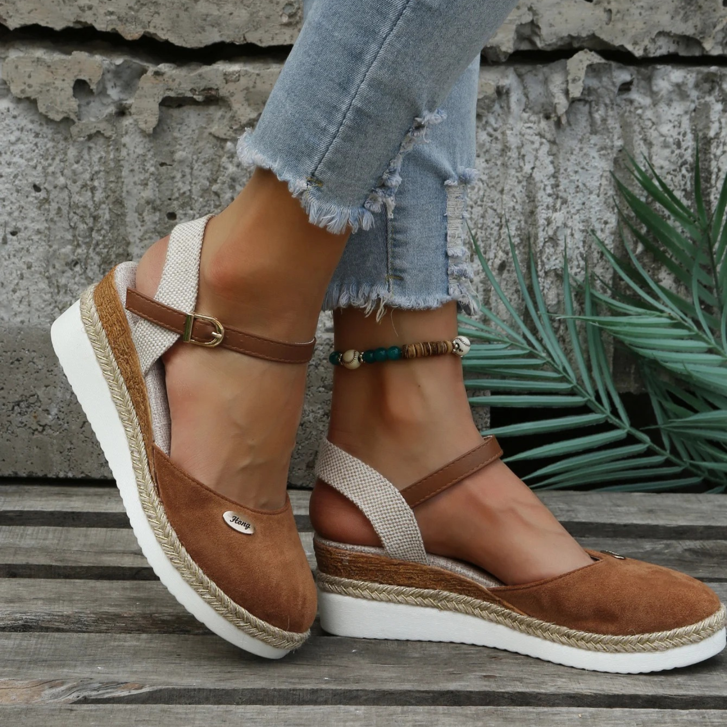 Boho sandalen met handgemaakte details en kleurrijk design – MareaSoul - Glamorix