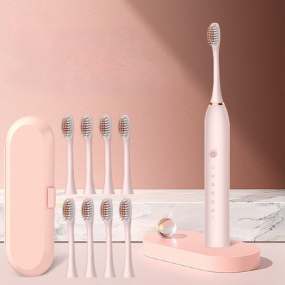 Oplaadbare sonische tandenborstel voor diepe reiniging en een stralende glimlach – CLENSIQ SonicBright - Glamorix
