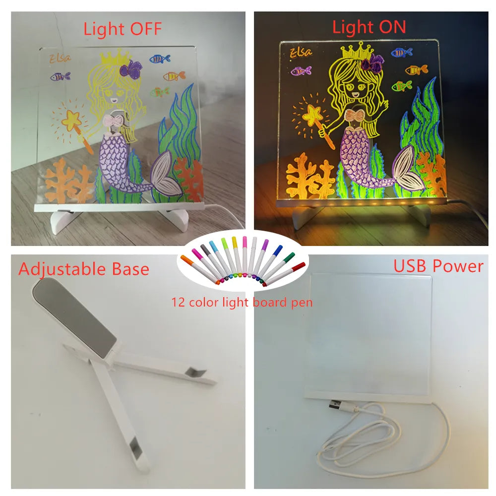 LichtTekenaar – Creatief LED Tekenbord voor Kinderen