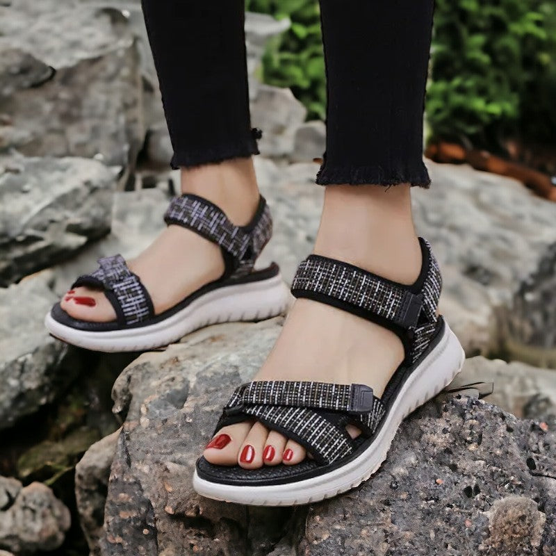 Orthopedische damessandalen met ergonomisch voetbed – NUVIA COMFORT - Glamorix