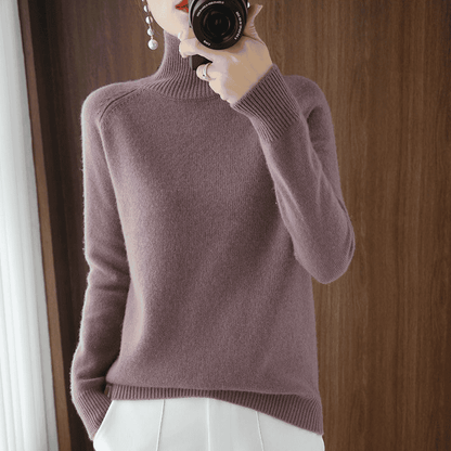 Stijlvolle coltrui voor dames met warmte, luxe en elegantie, gemaakt van topkwaliteit zacht materiaal – ARCADIA - Glamorix