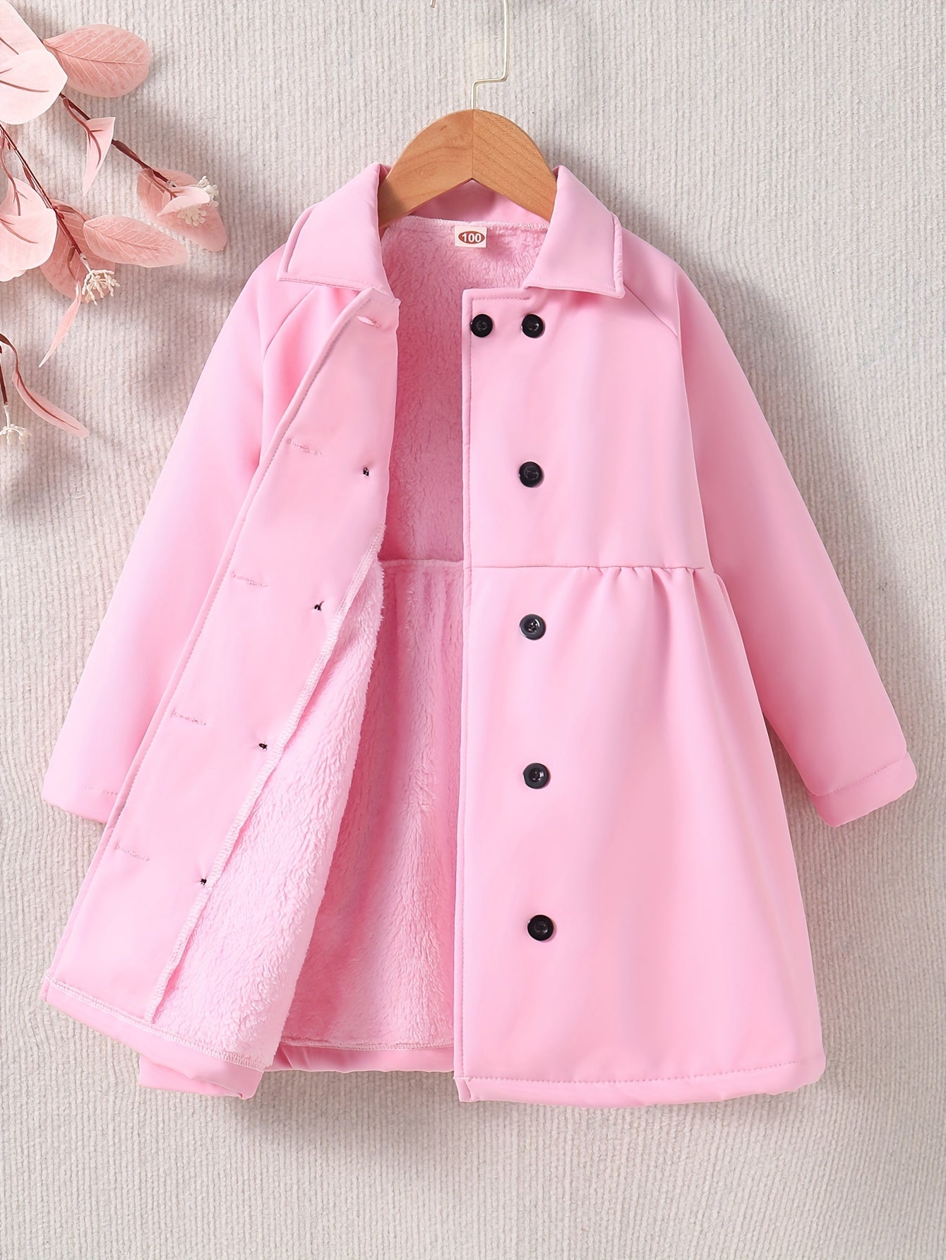 LIV - Winterjas voor kleutermeisjes met fleece voering
