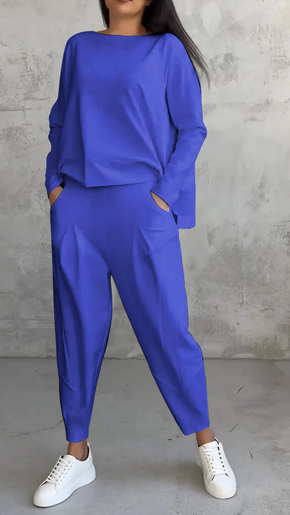 SIENNA - Relaxed fit bijpassende set voor dames