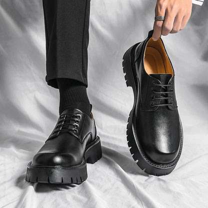 SPENCER - Heren veterschoenen met robuuste zool en tijdloze stijl