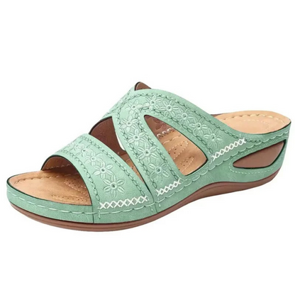 Summer Breeze - Orthopedische open teen sandalen voor dames – VeluraOpen open teen dames sandalen - Glamorix