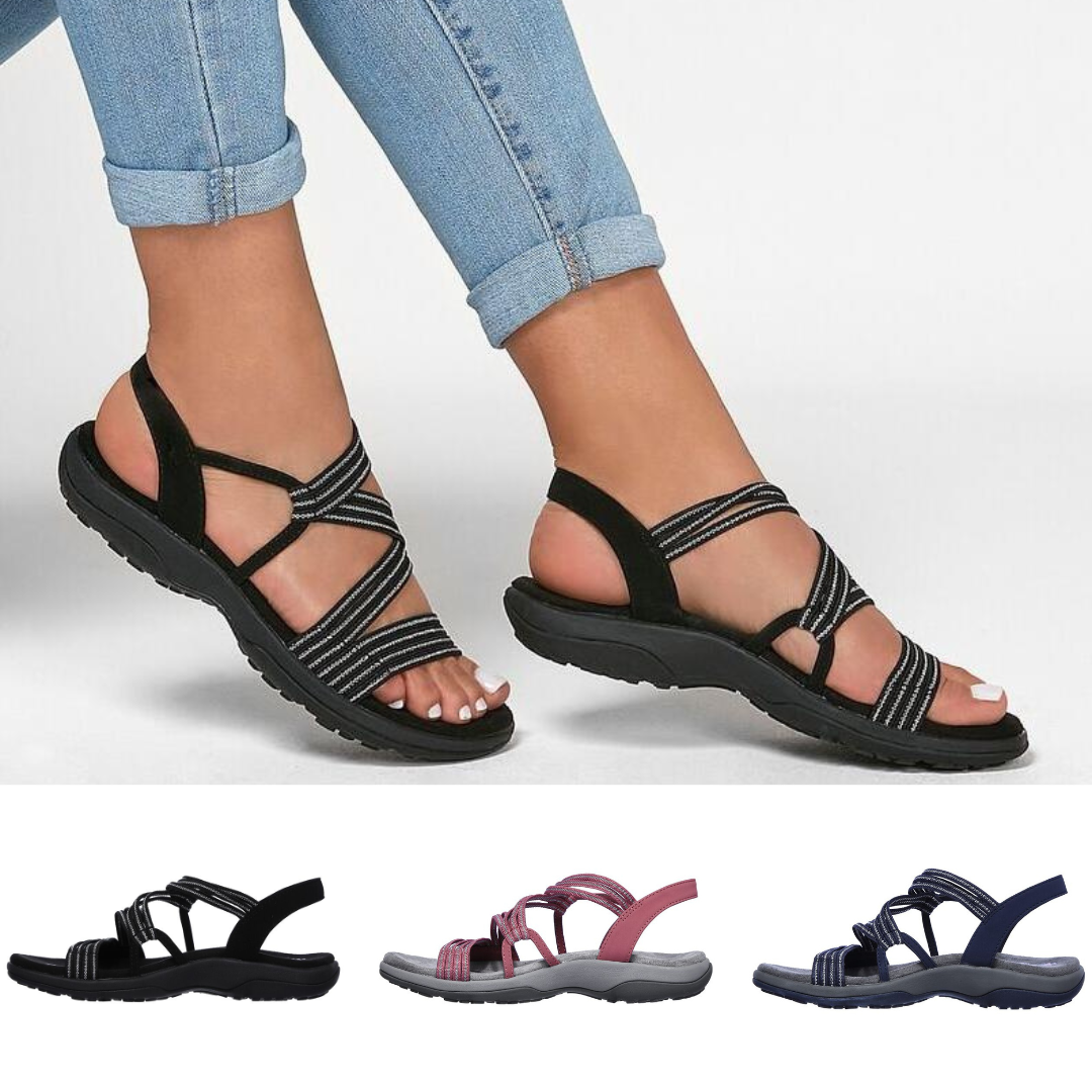 Orthopedische dames sandalen met stijlvol design en ultiem comfort – VivaLuna SoftStep - Glamorix