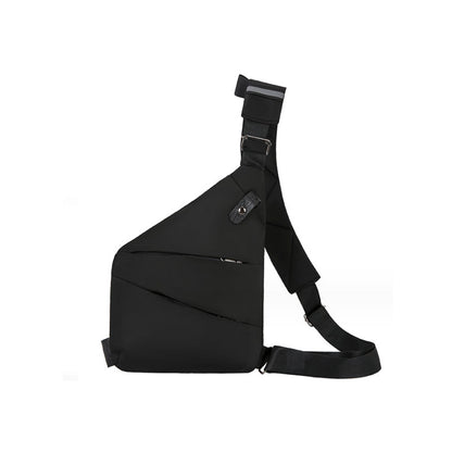 Antidiefstal schoudertas met USB-poort en slimme vakken – URBANSAFE LINKBAG - Glamorix