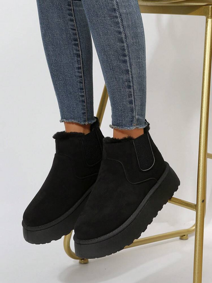 SIENNA - Knusse winterlaars met stijlvolle buff-look
