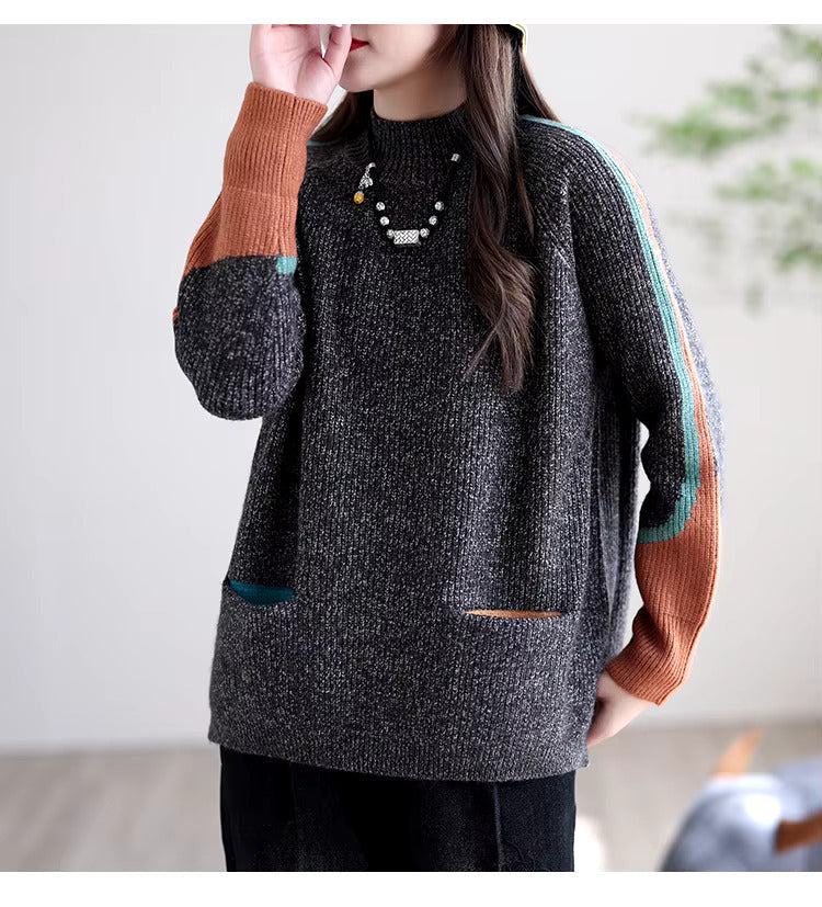 TRENDRELAX - Trendbewuste Oversized Pullover met Zakken