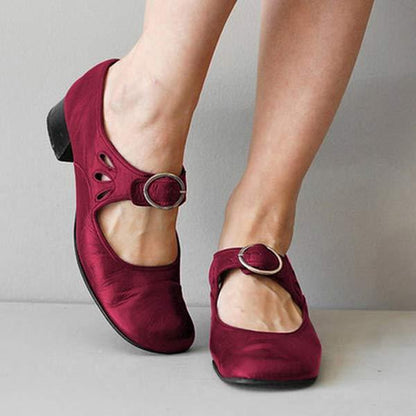 Elegante vintage orthopedische schoenen met bandje – Marvella BelleStep - Glamorix