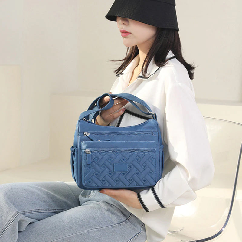 Klassieke luxe schoudertas voor dames – Veralya ClassicCharm - Glamorix