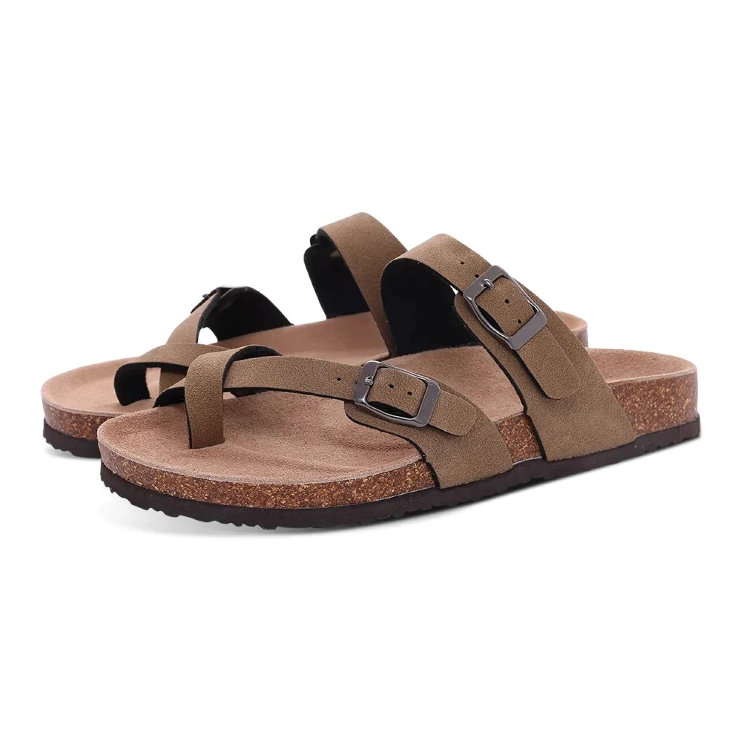 Orthopedische dames sandalen met open teen en dubbele gesp – SorellaForm - Glamorix