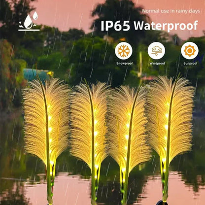 NaturGlow - Decoratieve Rieten Tuinverlichting