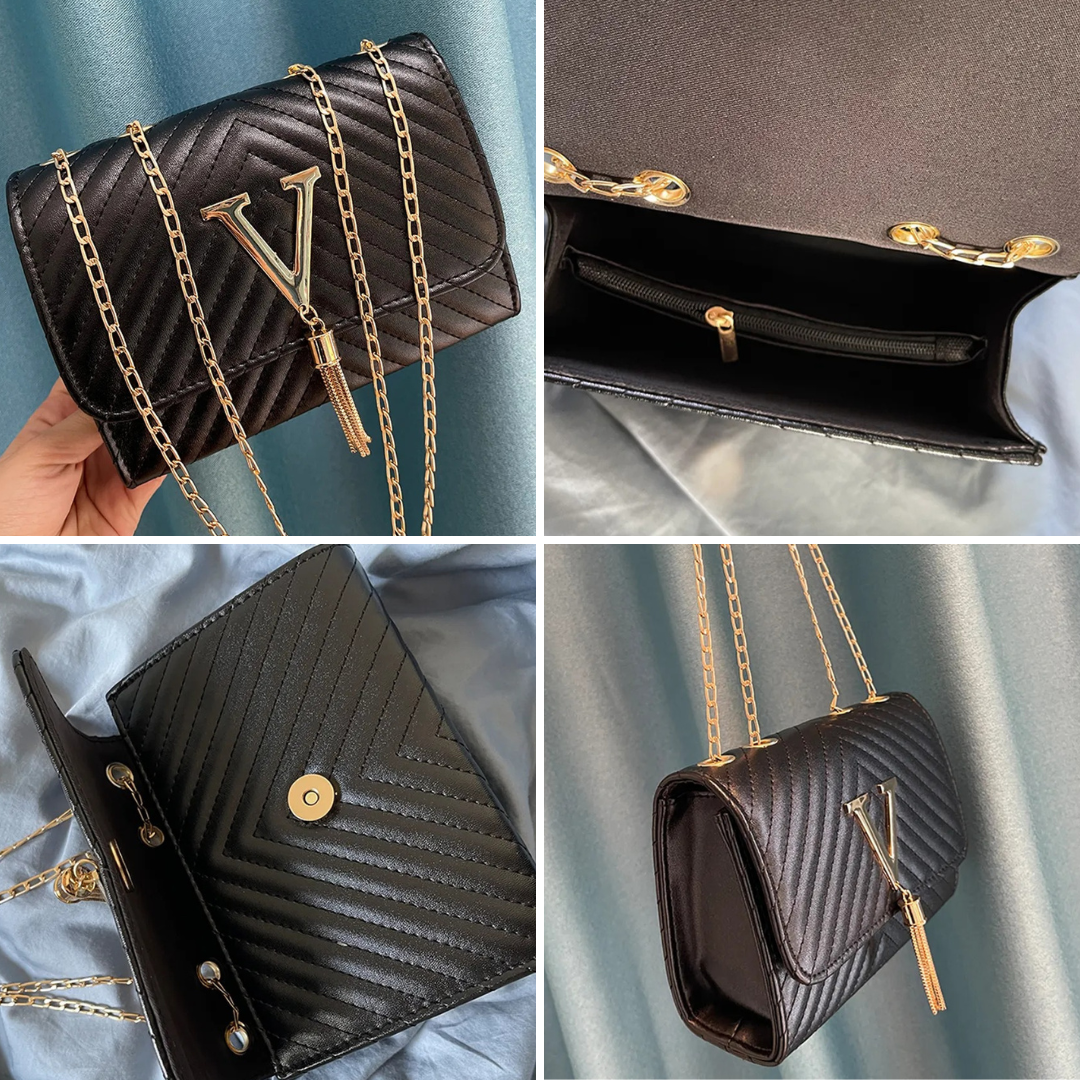 Stijlvolle duurzame schoudertas met tassel – Novessa UrbanTassel - Glamorix