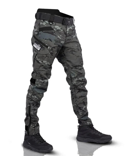 Tactische herenbroek met ritszakken en verstevigde knieën – VIGORFORCE XT - Glamorix