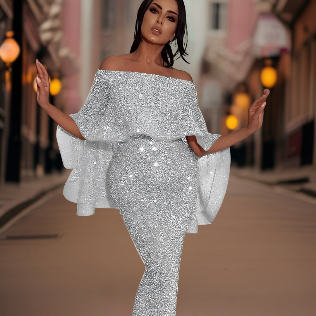 SERENA - Elegante avondjurk met blote schouders