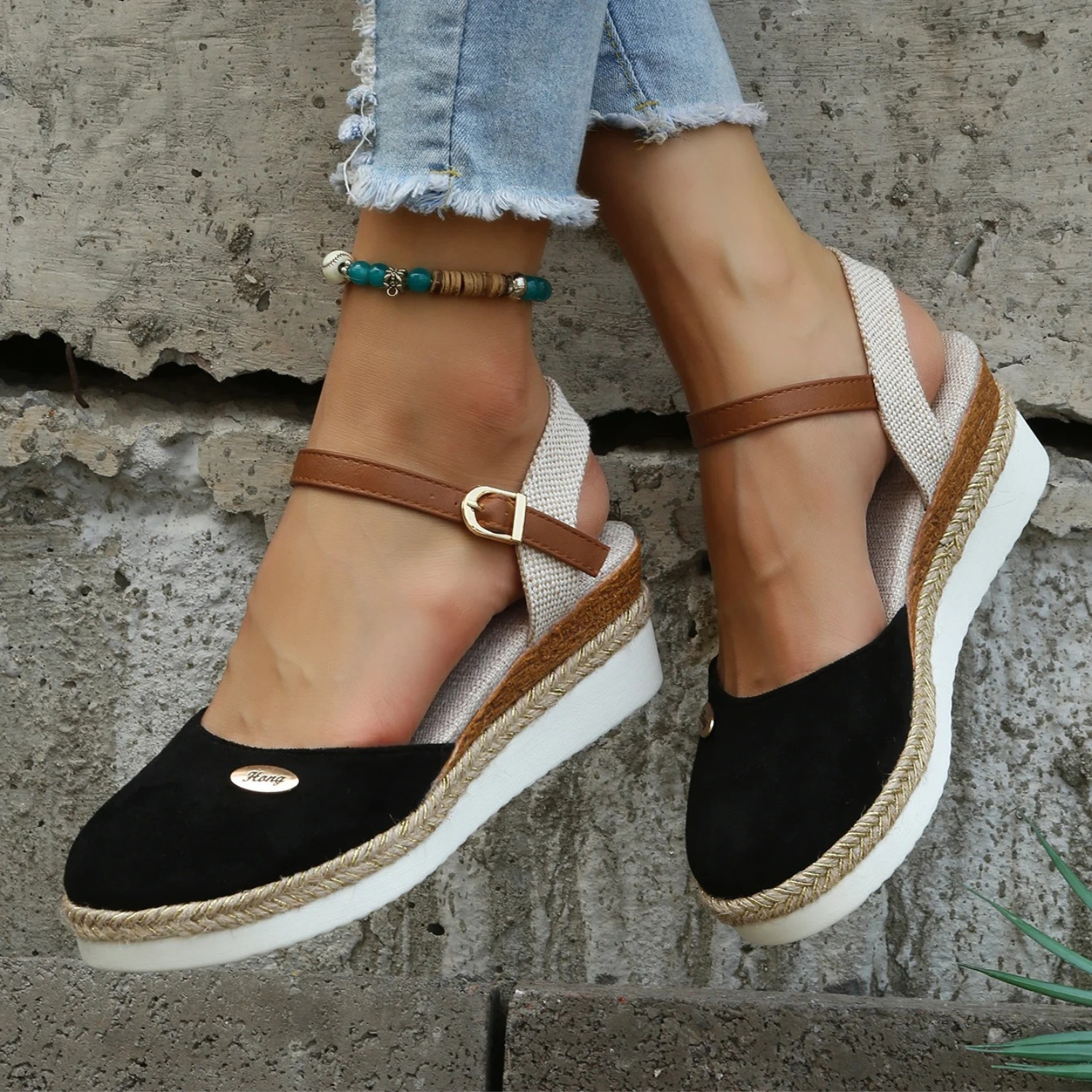 Boho sandalen met handgemaakte details en kleurrijk design – MareaSoul - Glamorix