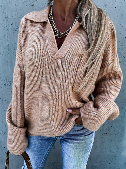 TRENDLOUNGE - Trendbewuste Oversized Pullover met Zakken