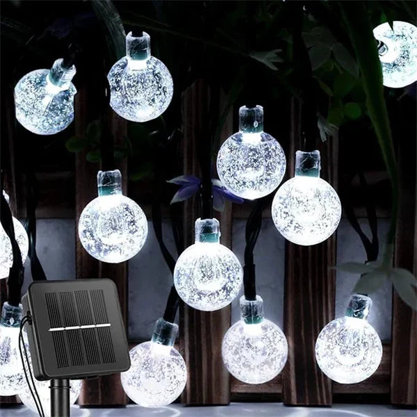 Solar LED lichtslinger voor buiten – AURORA SOLAR STRING - Glamorix
