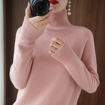 Stijlvolle coltrui voor dames met warmte, luxe en elegantie, gemaakt van topkwaliteit zacht materiaal – ARCADIA - Glamorix
