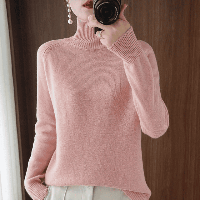 Stijlvolle coltrui voor dames met warmte, luxe en elegantie, gemaakt van topkwaliteit zacht materiaal – ARCADIA - Glamorix