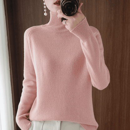 Stijlvolle coltrui voor dames met warmte, luxe en elegantie, gemaakt van topkwaliteit zacht materiaal – ARCADIA - Glamorix